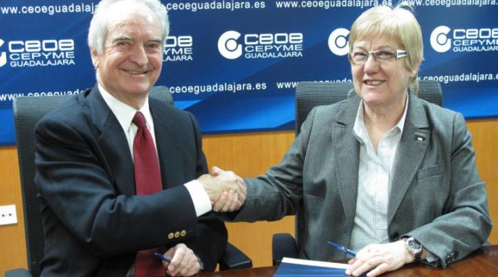 CEOE-CEPYME Guadalajara firma un convenio de colaboraci�n con Cruz Roja