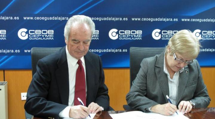 CEOE-CEPYME Guadalajara firma un convenio de colaboraci�n con Cruz Roja