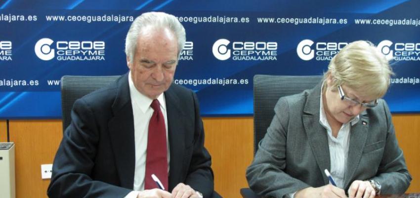 CEOE-CEPYME Guadalajara firma un convenio de colaboraci�n con Cruz Roja