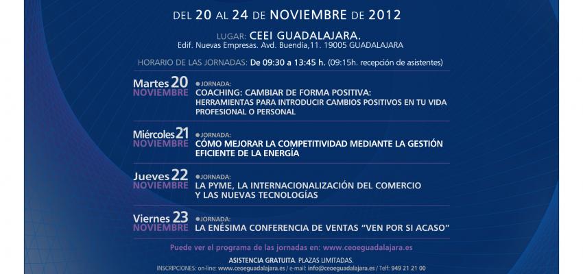 El martes 20 de noviembre comienza el 9� Congreso Empresarial de CEOE-CEPYME Guadalajara