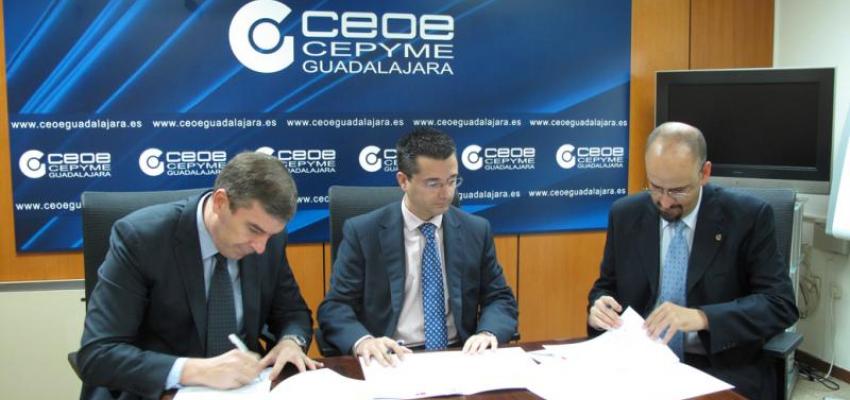 CEOE-CEPYME Guadalajara firma un convenio de colaboraci�n con �Dice y Binary