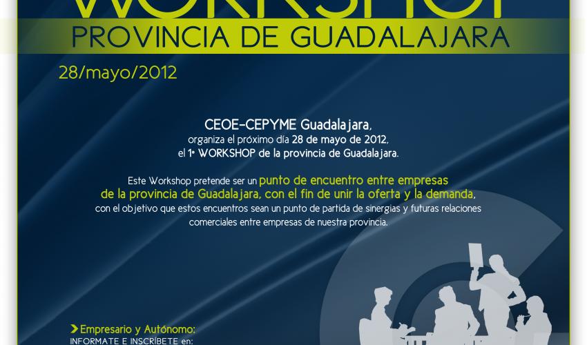 M�s de 100 empresas participar�n en el primer workshop de la provincia de Guadalajara del pr�ximo 28 de mayo