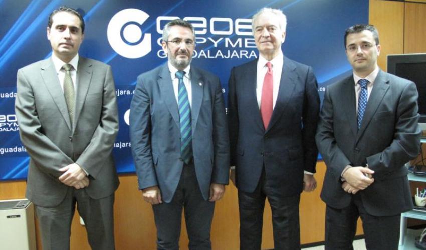 CEOE-CEPYME Guadalajara y la Sociedad de Prevenci�n de Solimat, firman un convenio de colaboraci�n en materia de PRL