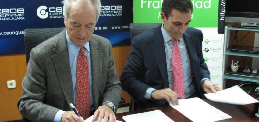 CEOE-CEPYME Guadalajara y la Mutua Fraternidad-Muprespa firman un convenio de colaboraci�n 