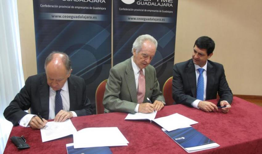 CEOE-CEPYME Guadalajara firma un convenio de colaboraci�n con Ruiz-Ayucar 