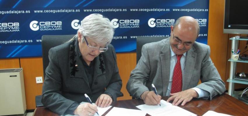 CEOE-CEPYME Guadalajara y Cruz Roja renuevan su convenio de colaboraci�n para 2013