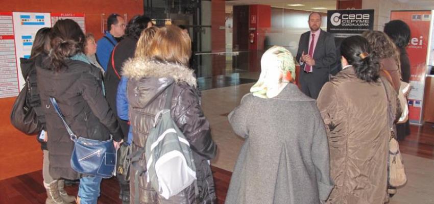 Los alumnos de Dipuemplea realizan un taller formativo en el CEEI de Guadalajara