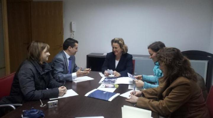 CEOE-CEPYME Guadalajara y el ayuntamiento de Alovera mantienen una reuni�n de trabajo
