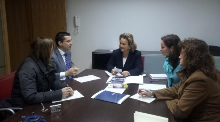 CEOE-CEPYME Guadalajara y el ayuntamiento de Alovera mantienen una reuni�n de trabajo