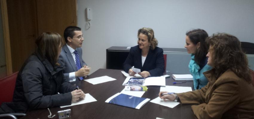 CEOE-CEPYME Guadalajara y el ayuntamiento de Alovera mantienen una reuni�n de trabajo