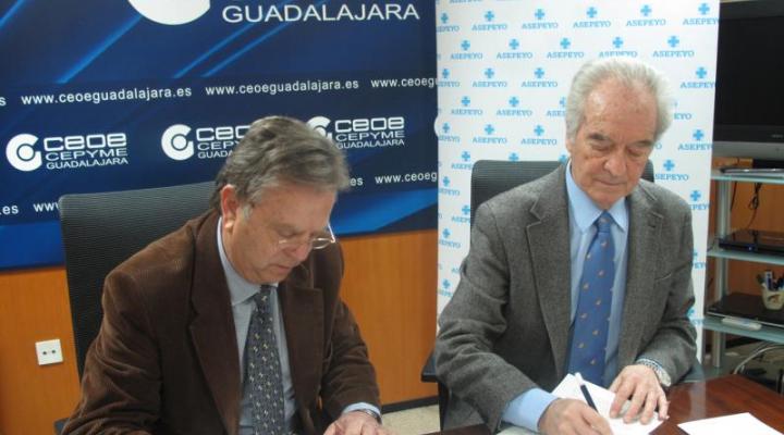 Asepeyo y CEOE-CEPYME Guadalajara firman un acuerdo de colaboraci�n
