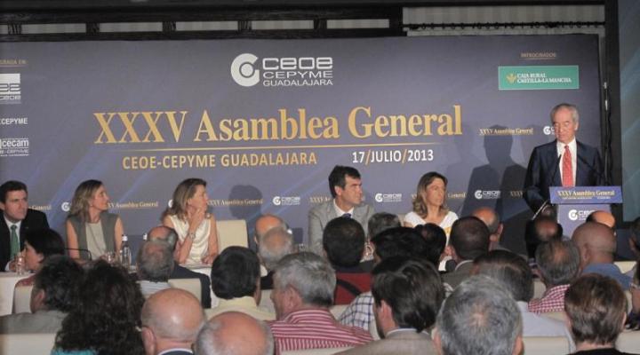 Clausurada la XXXV Asamblea General de CEOE-CEPYME Guadalajara