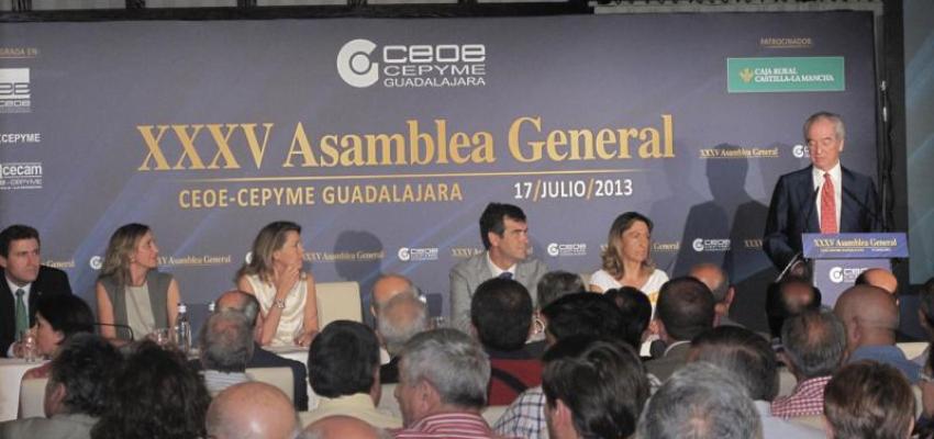 Clausurada la XXXV Asamblea General de CEOE-CEPYME Guadalajara