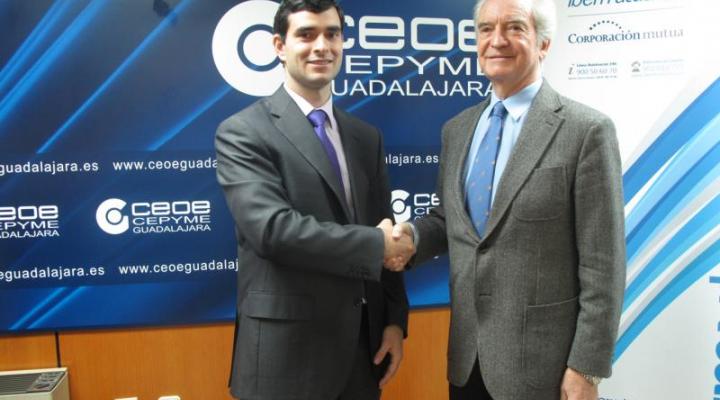 CEOE-CEPYME Guadalajara e Ibermutuamur firman un convenio de colaboraci�n