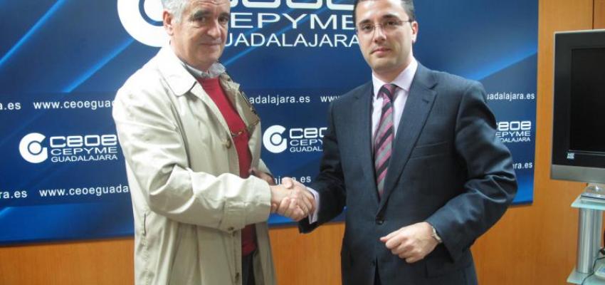 CEOE-CEPYME GUADALAJARA y el Colegio Oficial de Ingenieros Industriales de Guadalajara firman un convenio de colaboraci�n con el programa de socio a socio