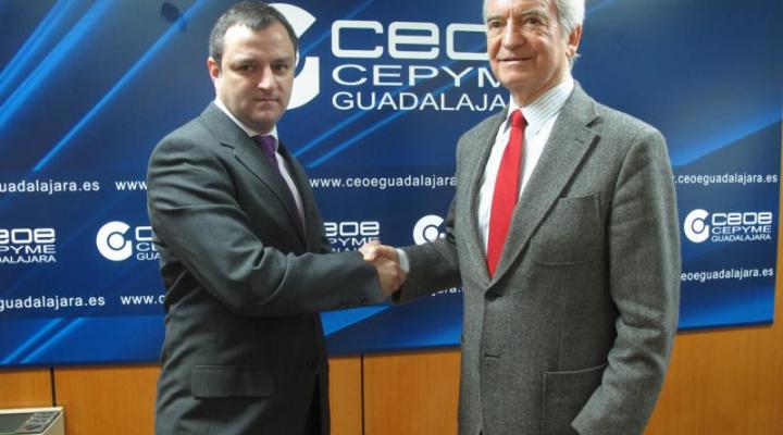 CEOE-CEPYME Guadalajara firma un convenio de colaboraci�n facilitar a sus asociados el estudio del ahorro de costes en su factura energ�tica