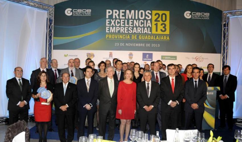 CEOE-CEPYME Guadalajara entrega sus Premios Excelencia Empresarial 2013