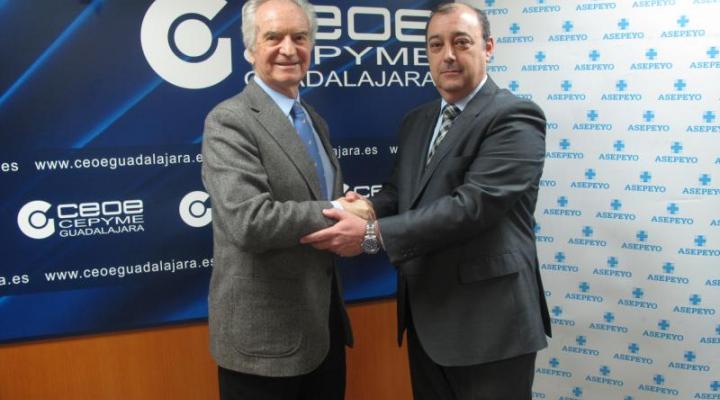 CEOE-CEPYME Guadalajara y la sociedad de prevenci�n de Asepeyo trabajar�n juntos por la seguridad y salud de los trabajadores
