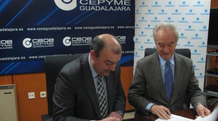 CEOE-CEPYME Guadalajara y la sociedad de prevenci�n de Asepeyo trabajar�n juntos por la seguridad y salud de los trabajadores