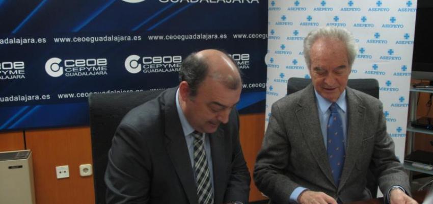CEOE-CEPYME Guadalajara y la sociedad de prevenci�n de Asepeyo trabajar�n juntos por la seguridad y salud de los trabajadores