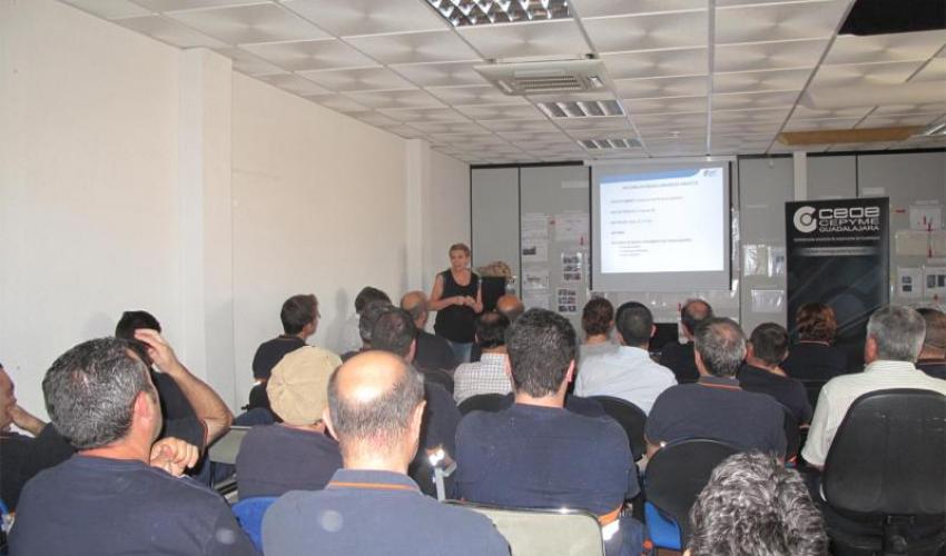 CEOE-CEPYME Guadalajara imparte una jornada sobre seguridad vial laboral