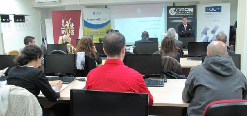 Gran �xito de participaci�n en la jornada sobre las normas internacionales ISO 9001 e ISO 14001 organizada por el programa Emprende+m�s de CECAM