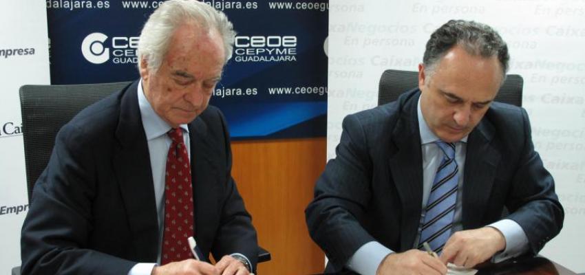 CaixaBank y CEOE-CEPYME Guadalajara ponen a disposici�n de las empresas una l�nea de financiaci�n de 50 millones de euros  