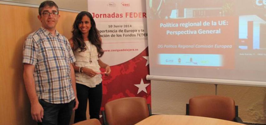 El CEEI de Guadalajara explica la importancia de los fondos FEDER a los empresarios de Alovera