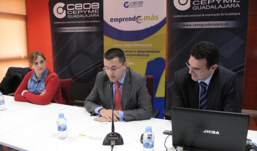 CEOE-CEPYME Guadalajara presenta el programa Emprende+Ban