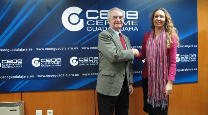 CEOE-CEPYME Guadalajara y Liberbank CCM firman un convenio de colaboraci�n