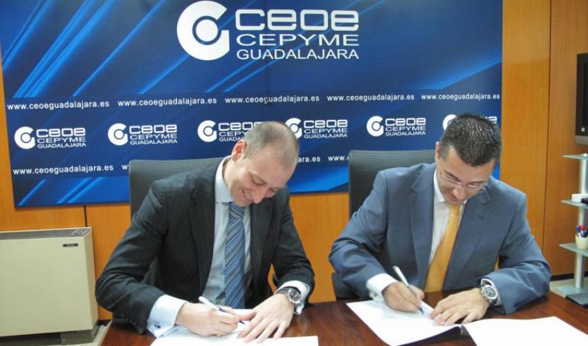 CEOE-CEPYME Guadalajara y Prodatos firman un convenio de colaboraci�n 