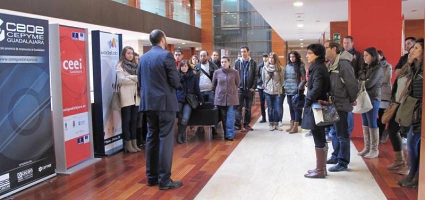 40 alumnos del instituto Buero Vallejo aprenden a realizar un plan de empresa en el CEEI de Guadalajara 