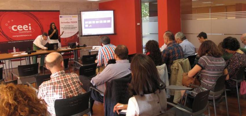 El programa Erasmus Plus centra la jornada de los fondos FEDER en el CEEI de Guadalajara