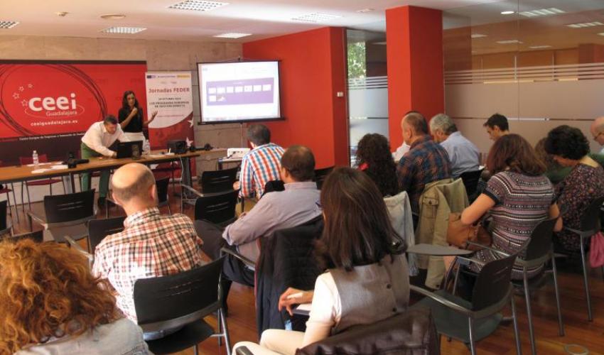 El programa Erasmus Plus centra la jornada de los fondos FEDER en el CEEI de Guadalajara