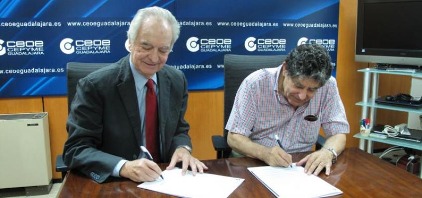 CEOE-CEPYME Guadalajara y la Asociaci�n Espa�ola contra el C�ncer firman un convenio de colaboraci�n