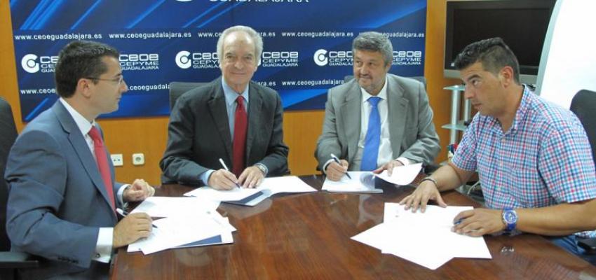 CEOE-CEPYME Guadalajara y el centro demostrador TIC de Castilla-La Mancha, gestionado por FEDETICAM, firman un convenio de colaboraci�n