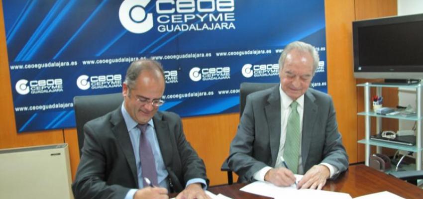 Gas Natural Castilla-La Mancha y CEOE-CEPYME Guadalajara renuevan un a�o m�s su colaboraci�n  