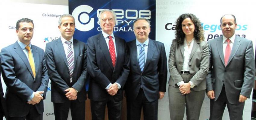 CaixaBank y CEOE-CEPYME Guadalajara potencian el sector empresarial en Guadalajara 