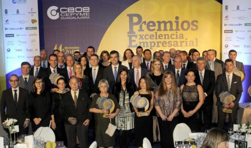 CEOE-CEPYME Guadalajara celebra con gran �xito su entrega de los Premios Excelencia Empresarial 2015