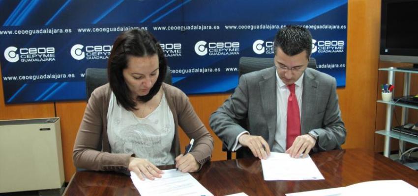 El AMPA del colegio Gloria Fuertes se une al proyecto �de socio a socio� de CEOE-CEPYME Guadalajara