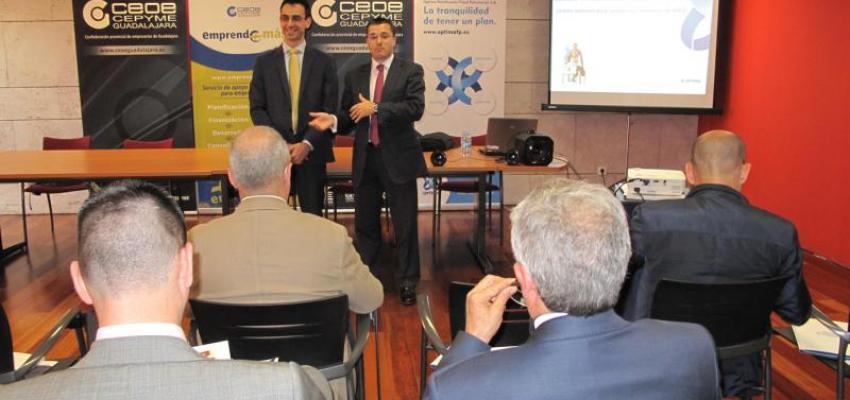 El programa Emprende+Mas de CEOE-CEPYME Guadalajara informa a los empresarios sobre la planificaci�n patrimonial