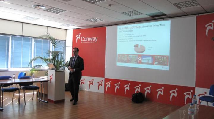 Conway muestra al presidente de la Diputaci�n y al director del IPEX su apuesta por la log�stica y por la provincia de Guadalajara