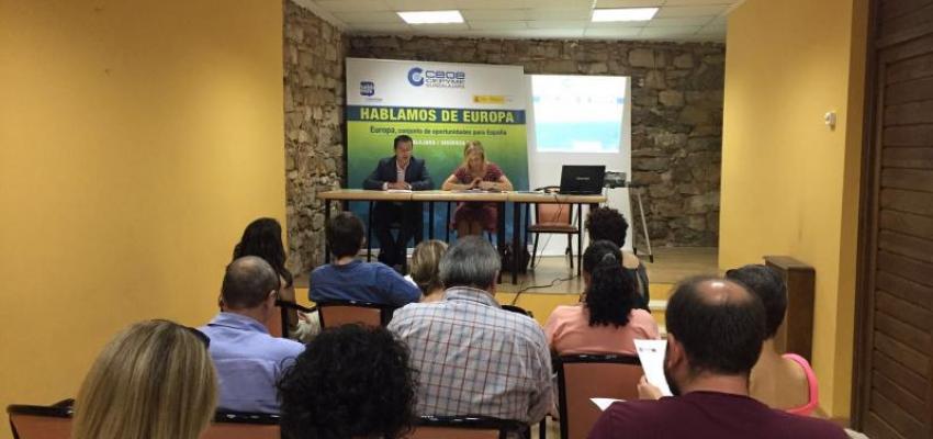 Sig�enza acoge una nueva jornada del ciclo Hablemos de Europa, organizada por CEOE-CEPYME Guadalajara