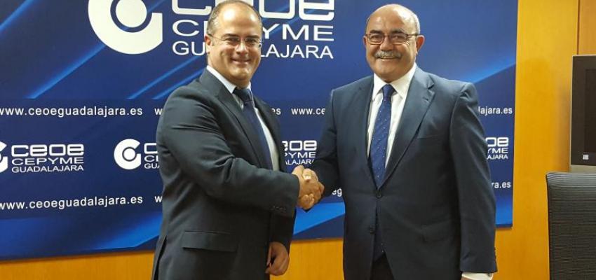 Nuevo acuerdo de colaboraci�n de Gas Natural  Castilla- La Mancha y CEOE-CEPYME Guadalajara
