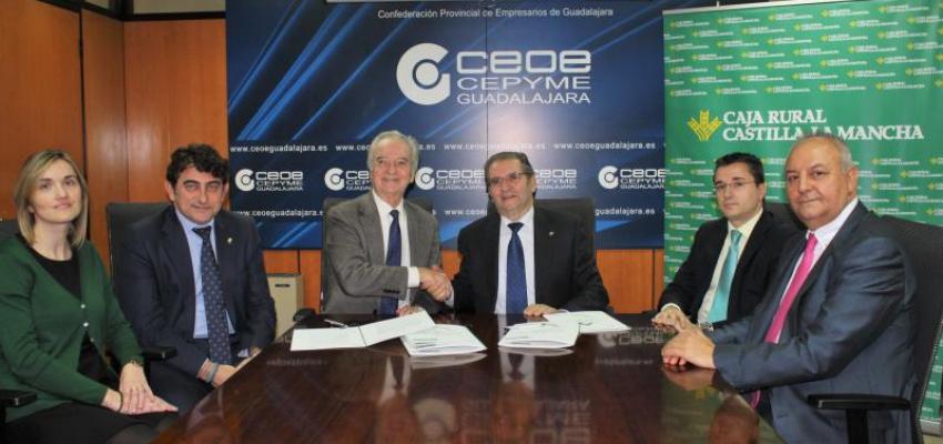 Caja Rural Castilla-La Mancha habilita 60 millones para dar cr�dito a los empresarios de Guadalajara