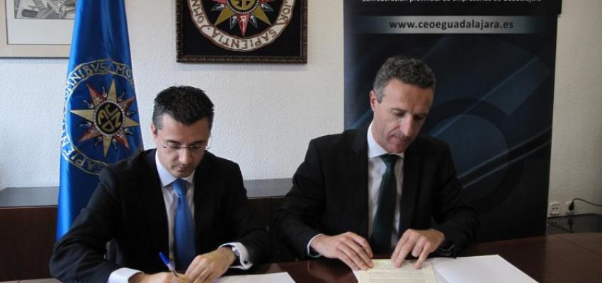CEOE-CEPYME Guadalajara y la UNED de Guadalajara, firman un convenio de colaboraci�n