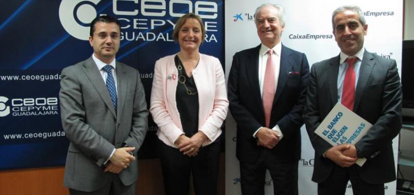 CaixaBank y CEOE-CEPYME Guadalajara potencian el sector empresarial en Guadalajara 