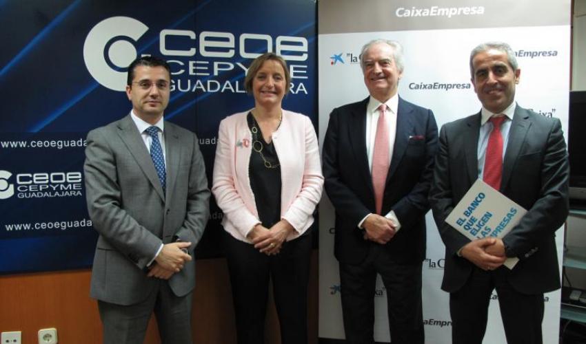 CaixaBank y CEOE-CEPYME Guadalajara potencian el sector empresarial en Guadalajara 