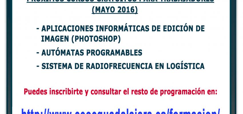 El departamento de Formaci�n de CEOE-CEPYME Guadalajara informa de la apertura de la inscripci�n de los cursos de aut�matas programables, edici�n de im�genes y radiofrecuencia