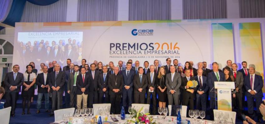 CEOE-CEPYME Guadalajara celebra con gran �xito su entrega de los Premios Excelencia Empresarial 2016
